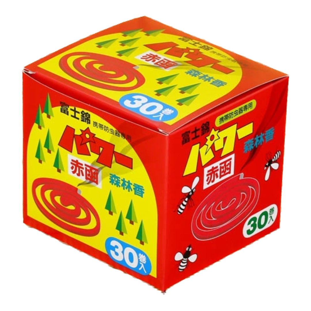 ◆富士錦 パワー森林香 (赤箱) 30巻入：検）防虫 蚊取り線香②