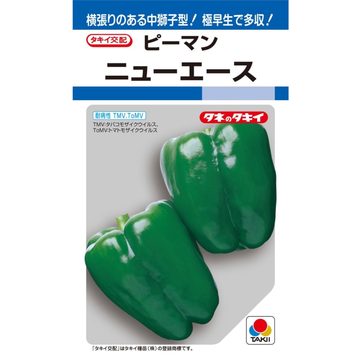 ピーマン ピーマン ニューエースピーマン タキイ種苗
