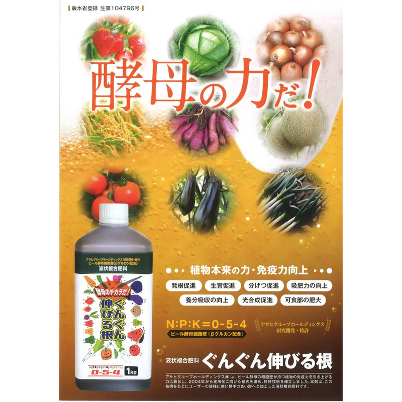 【取寄せ商品】ぐんぐん伸びる根　1kg　液状複合肥料　