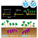 菜園用　サツマイモ 黒マルチ　95cm×50m　※宅配便※　