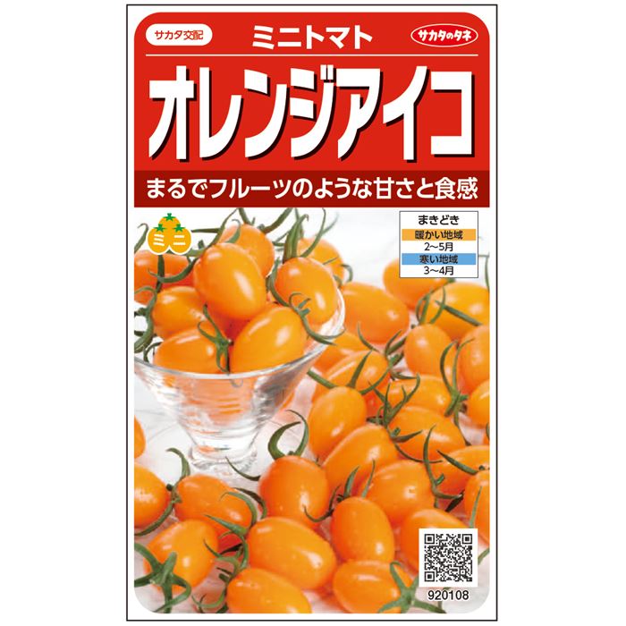 ミニトマト　オレンジアイコ　約13粒　サカタのタネ